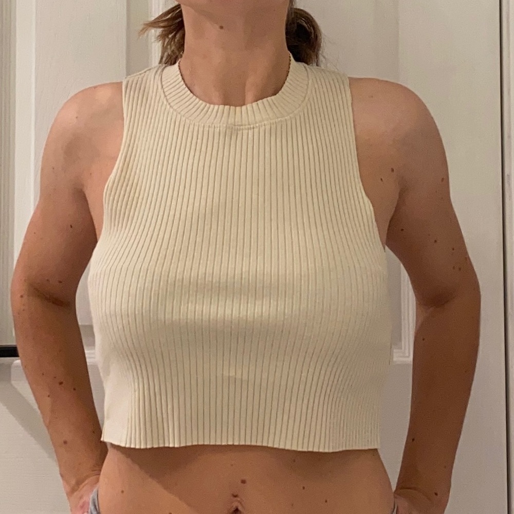 AERIE RIBBED CROP